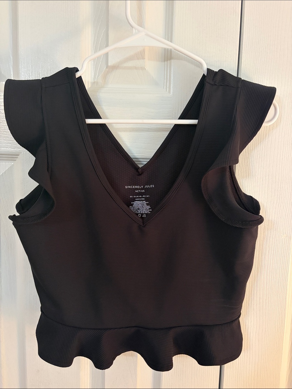Sincerely Jules active top, black , large